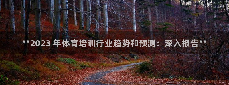 焦点娱乐官网下载安装：**2023 年体育培训行业趋