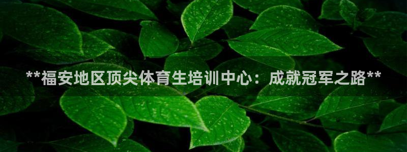 焦点娱乐带你走遍：**福安地区顶尖体育生培训中心：成