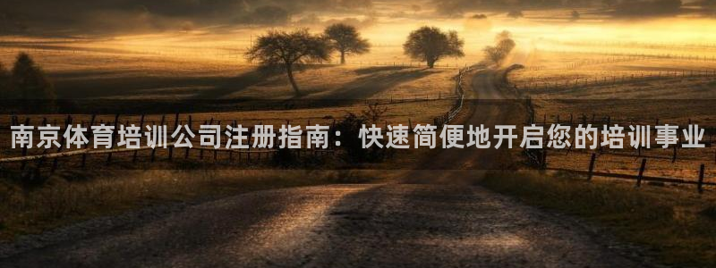 焦点娱乐待遇：南京体育培训公司注册指南：快速简便地开