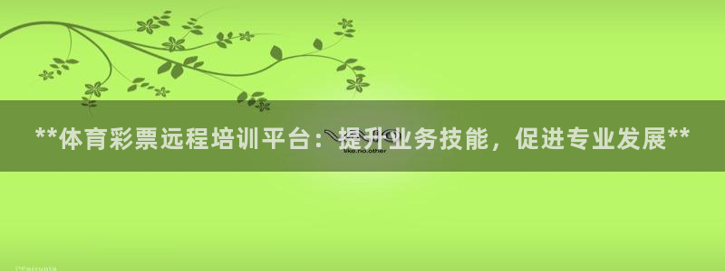 焦点娱乐是什么软件：**体育彩票远程培训平台：提升业