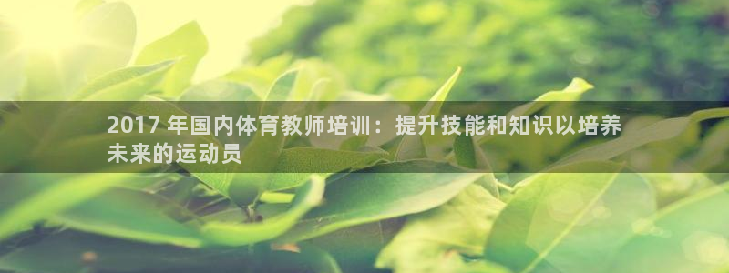 焦点娱乐如何注册账号登录：2017 年国内体育教师培训：提升