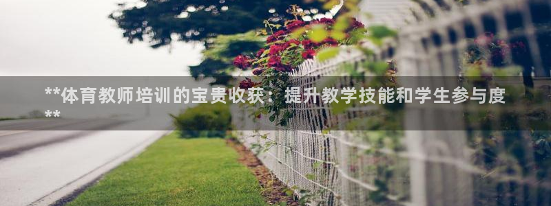 焦点娱乐平台注册账号怎么注销：**体育教师培训的宝贵收获：提