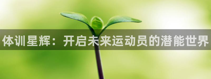 焦点娱乐官网首页下载手机版：体训星辉：开启未来运动员的潜能世